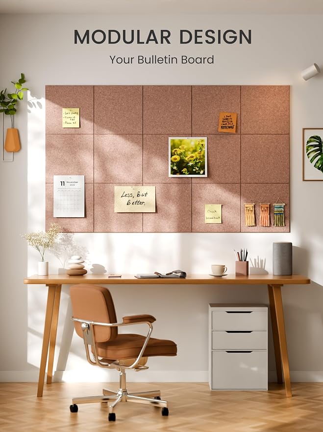 Bumusty Large Cork Board 36" x 24" Alternative - Image 6