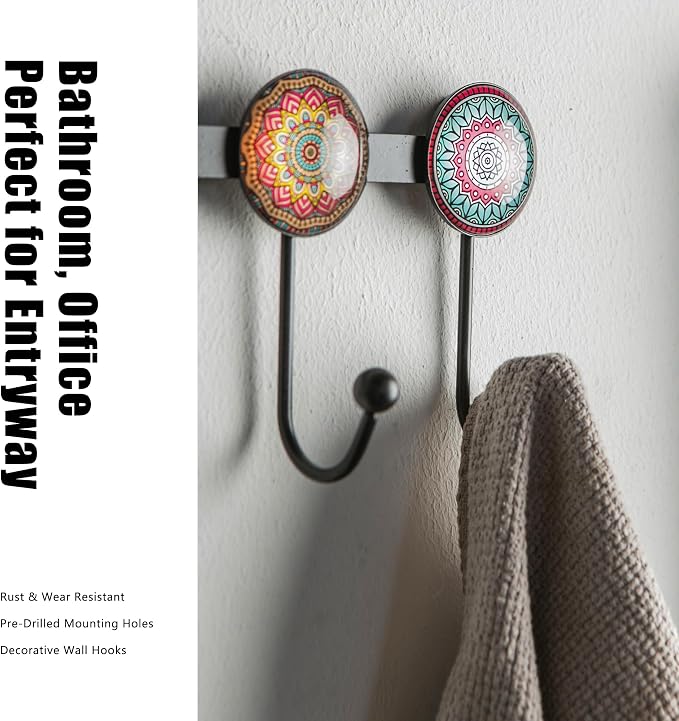 Boho Coat Rack Wall Mounted - Image 6