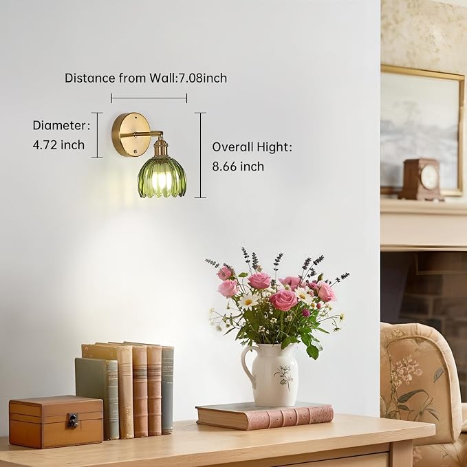 Shenmoyl Battery Operated Vintage Wall Sconces - Image 7