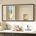 Keonjinn 48" x 24" Black Bathroom Mirrors by Keonjinn