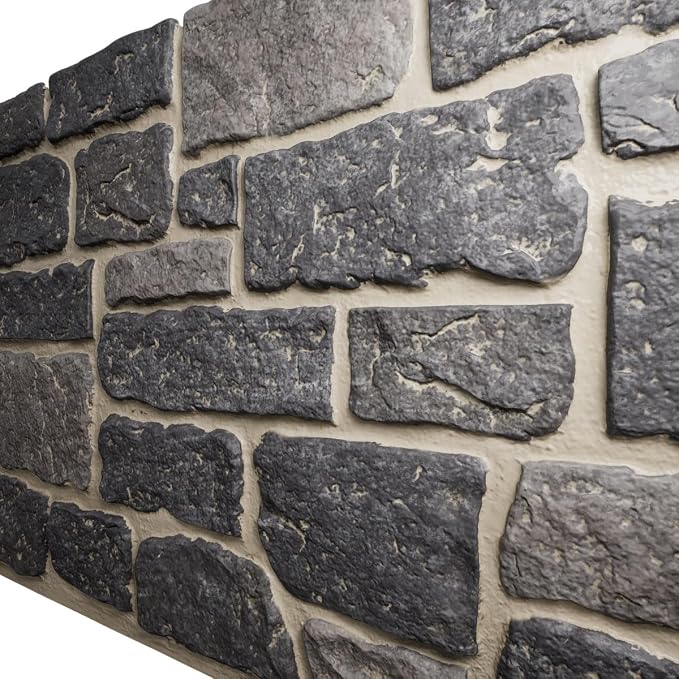 EverStone Cobblestone Faux Stone Panel, Oxford Terrace Color - Image 7