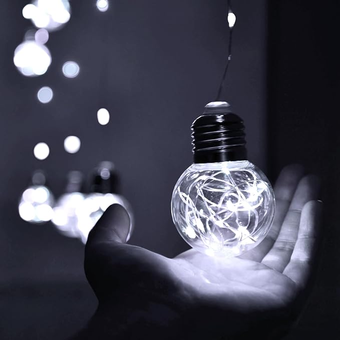 YOLIGHT Wishing Ball Curtain Lights 200 LED Window Curtain String Lights - Image 7