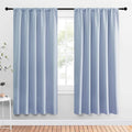 NICETOWN Window Curtains Blackout Drapes, Vintage Blue, 1 Pair, 52 by 72-Inch by NICETOWN