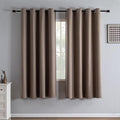 IGEMAEVE Blackout Curtains 72 Inch Length 2 Panels Set, Grommet Energy Saving by IGEMAEVE