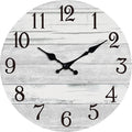 KECYET Wall Clock Battery Operated 16 Inch Large Gray Silent Non Ticking by KECYETWALLCLOCK