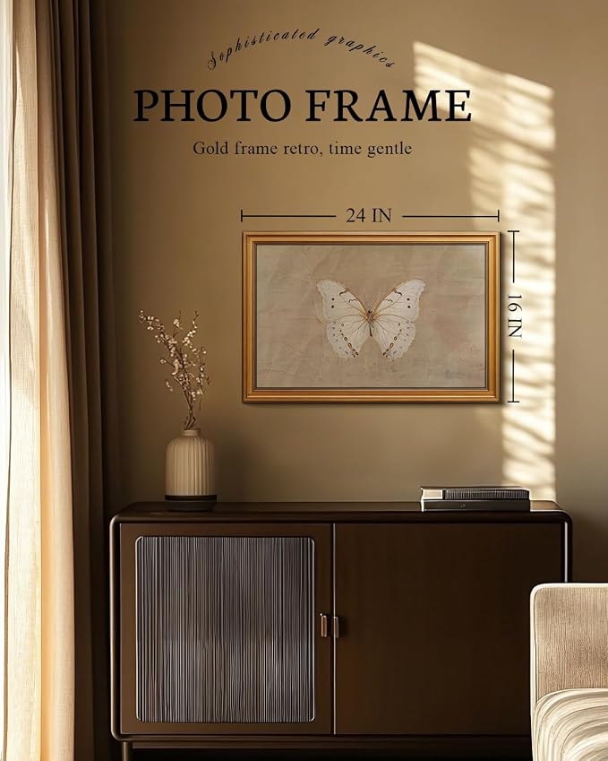 VIYYIEA Vintage Gold Framed Wall Art - Image 2