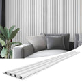 Art3d 8-Pack 96 x 6in. WPC Acoustic Slat Wall Panel by Art3d