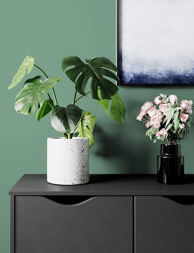 Dimoon 393''x17.7'' Green Peel and Stick Wallpaper Contact Paper Modern Self - Image 3