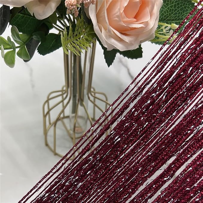 ave split Decorative Door String Curtain Wall Panel Fringe Window Room Divider - Image 3