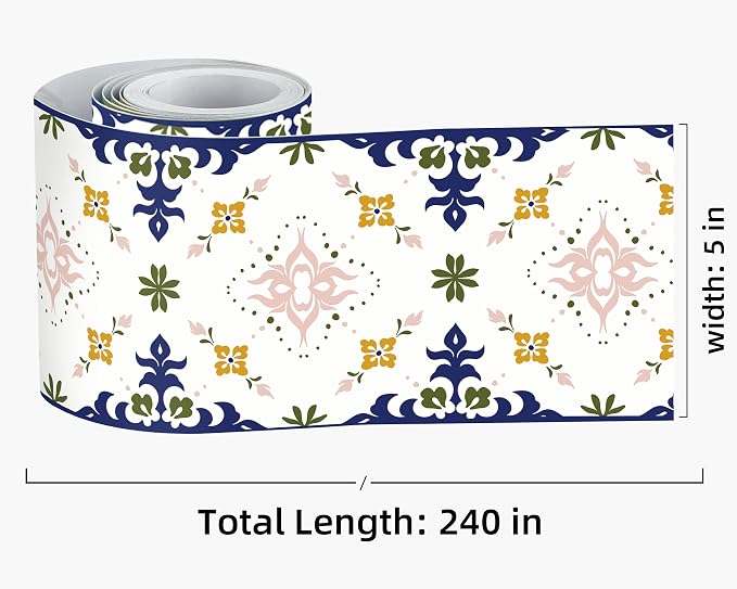 FLFK Peel and Stick Wallpaper Border - Image 2