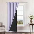 Yakamok 100% Blackout Curtains 84 Inches Long, 2 Thick Layers Heat and Full by Yakamok