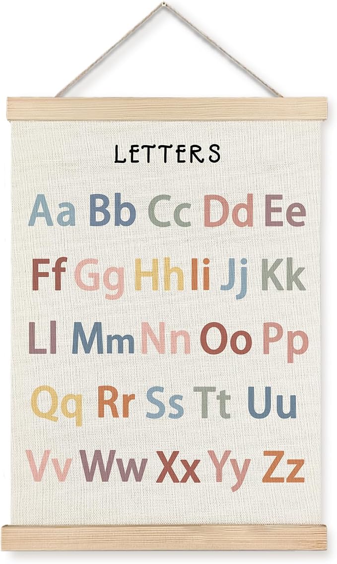 Yomisex Classroom Wall Decor, Alphabet Educational Wall Art Poster, Alphabet by VintageHomeDecor
