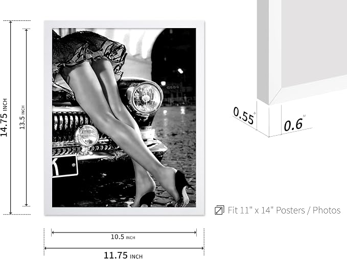 Poster Master Sexy Legs on Classic Car Poster - Image 3