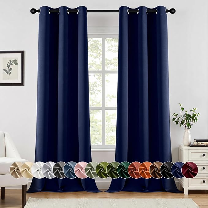 MIULEE Blackout Curtains for Bedroom Living Room 2 Panels, Thermal Insulated by MIULEE