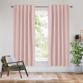 RYB HOME Bedroom Blackout Curtains 63 inches Long, 100% Blackout Thermal by RYBHOME