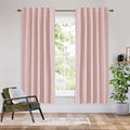 RYB HOME Bedroom Blackout Curtains 72 inches Long, 100% Blackout Thermal by RYBHOME