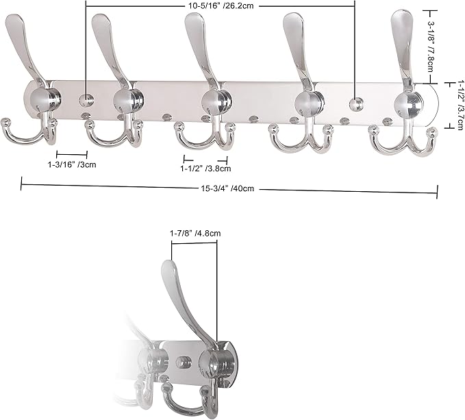 Dseap Coat Rack Wall Mounted - Image 7