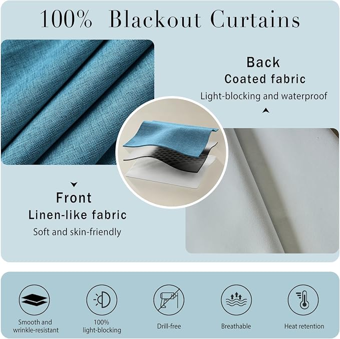 Self-Adhesive 100% Blackout Curtain - Image 4