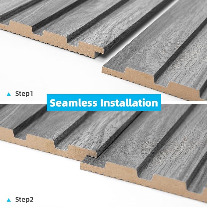 Art3d 6-Piece Wood Slat Panels for Stylish Interior Decor and Ceiling Decoration - Image 7