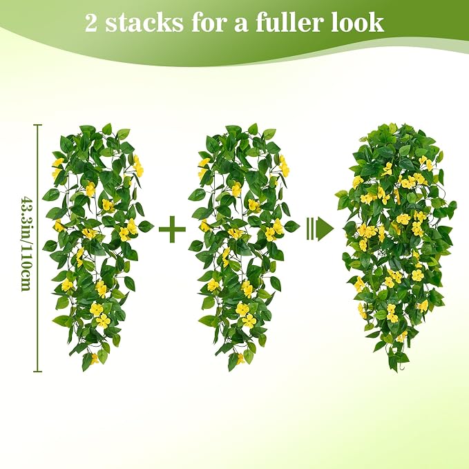 BLEUM CADE Artificial Hanging Flowers - Image 2