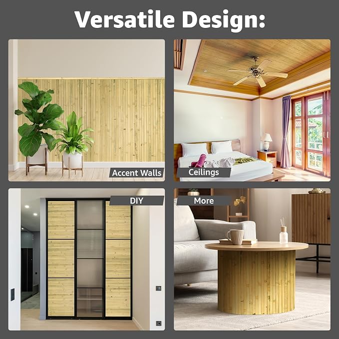 Art3d Natural Bamboo Wall Panel - Image 3