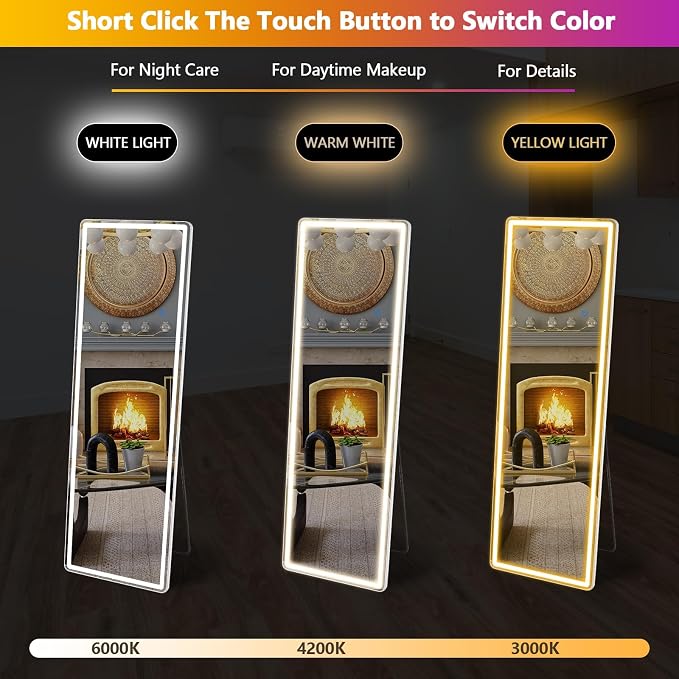 Sweetcrispy LED Full Length Mirror - Image 4