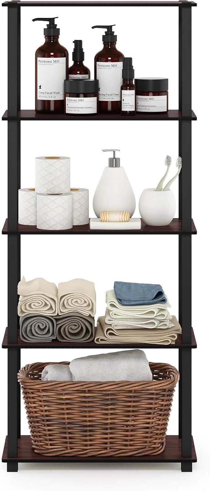 Furinno Turn-N-Tube 5-Tier Multipurpose Shelf / Display Rack / Storage Shelf / - Image 3