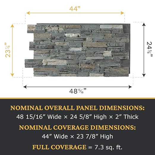 AZ Faux High-Density Polyurethane Faux Stone Wall Covering Panels - Image 3