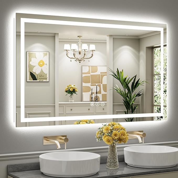 Briivue 60x36 Inch LED Bathroom Mirror by Briivuemodernmirrors