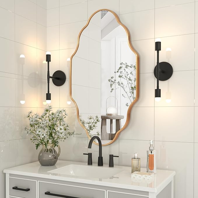 Scalloped Mirror for Bathroom - Image 8