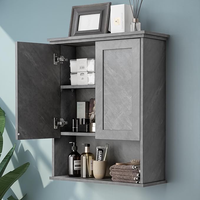 VANIRROR Bathroom Wall Cabinet Over Toilet Storage Cabinets 25x30 in Above by VANIRROR