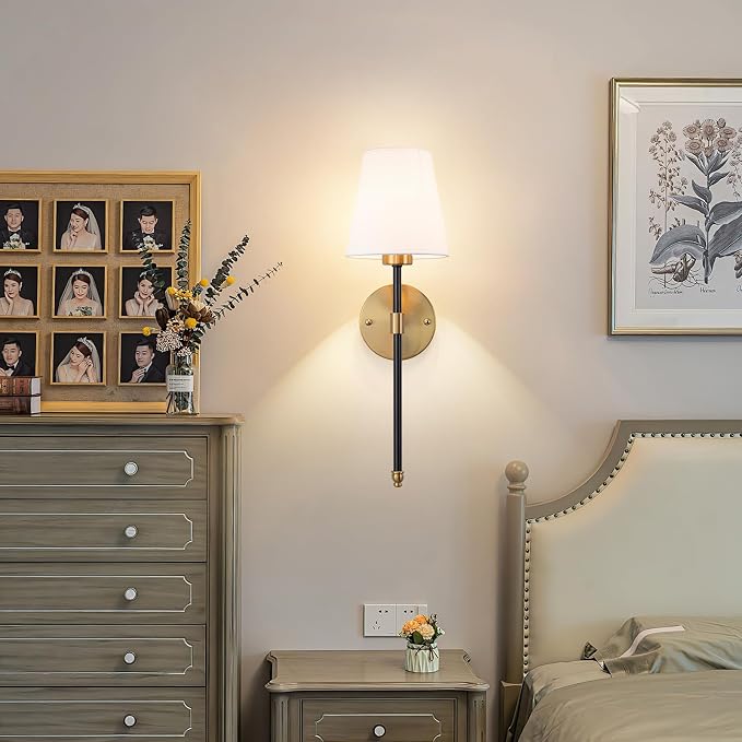 Peel and Stick Wall Sconces, Stick On Wall Sconce Set of 2, Battery Operated - Image 9