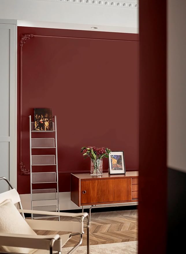 Dimoon 78.7''x17.7''Brick Red Peel and Stick Wallpaper Contact Paper Modern - Image 7