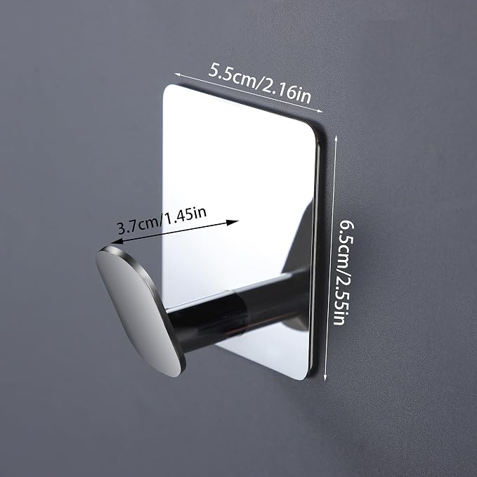 DELITON Towel Hooks for Bathrooms - Image 6