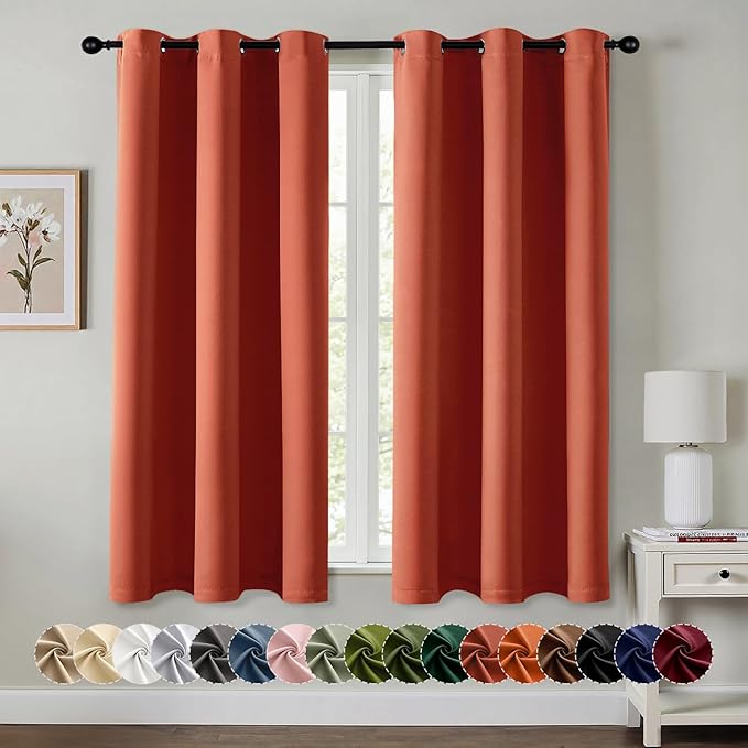 MIULEE Blackout Curtains for Bedroom Living Room 2 Panels, Thermal Insulated by MIULEE