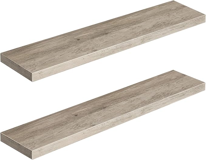HOOBRO Floating Shelves for Wall, Wall Mounted Shelf Set of 2, 39.4" Hanging by HOOBRO