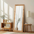 Full Length Mirror 58"x22" Solid Wood Frame Floor Large Mirror by ABSWHLM