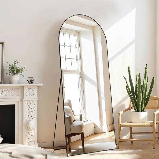 Arched Mirror Full Length, Upgraded 21"x64" Body Wall Mirrors - Image 6