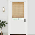 LazBlinds No Tools No Drill Bamboo Roller Shades, Cordless Bamboo Blinds by LazBlinds