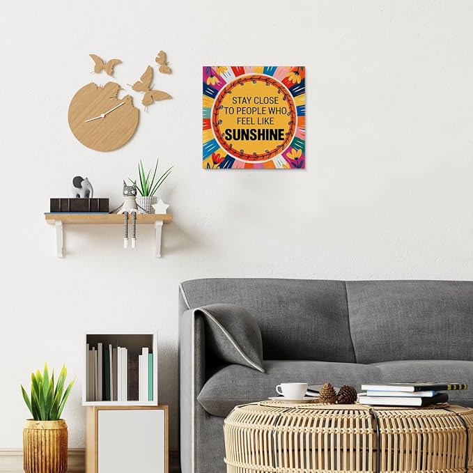 Inspirational Sunshine Wall Art Decor, Motivational Canvas Painting Pictures - Image 5