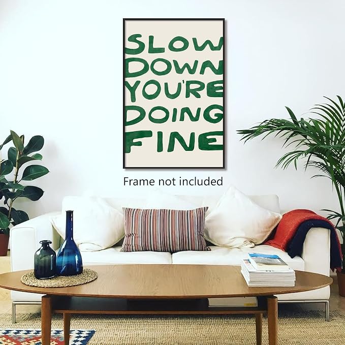 Yaasilinage Daily Reminder Positive Canvas Wall Art, Positive Affirmations Wall - Image 5