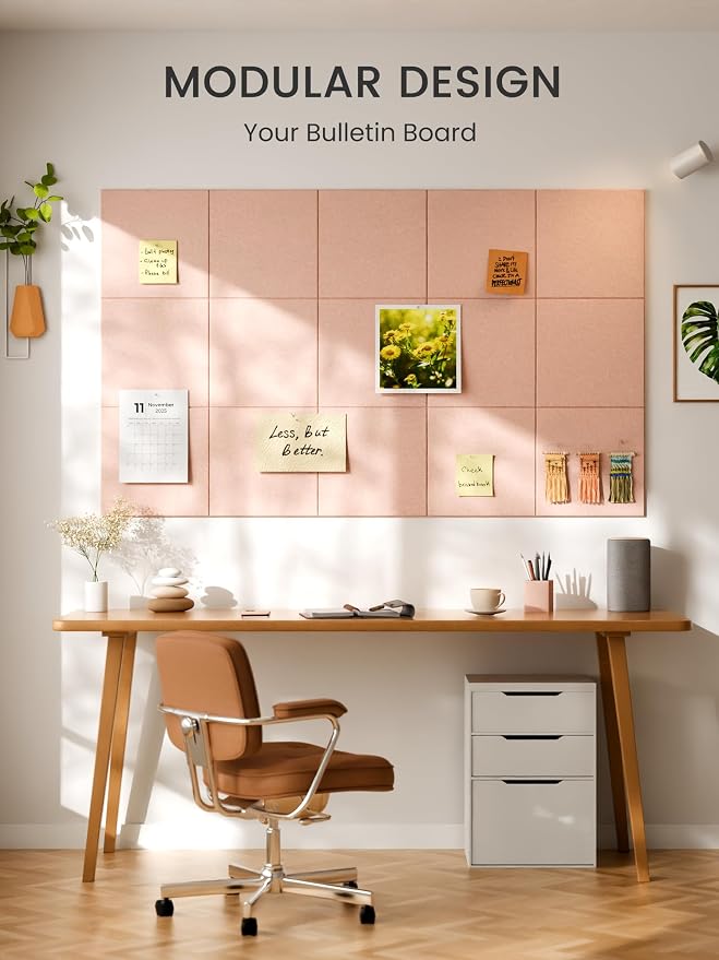 Bumusty Large Cork Board 48" x 36" Alternative - Image 6