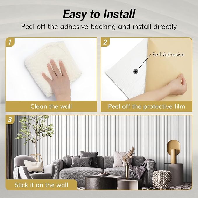 TONOR Dual-Layer Thickened Acoustic Wall Panels Self Adhesive, 4 Pack - Image 5