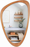 Irregular Wall Mirror Asymmetrical Bathroom Mirror, Wall Mounted Decorative by BOMINICA
