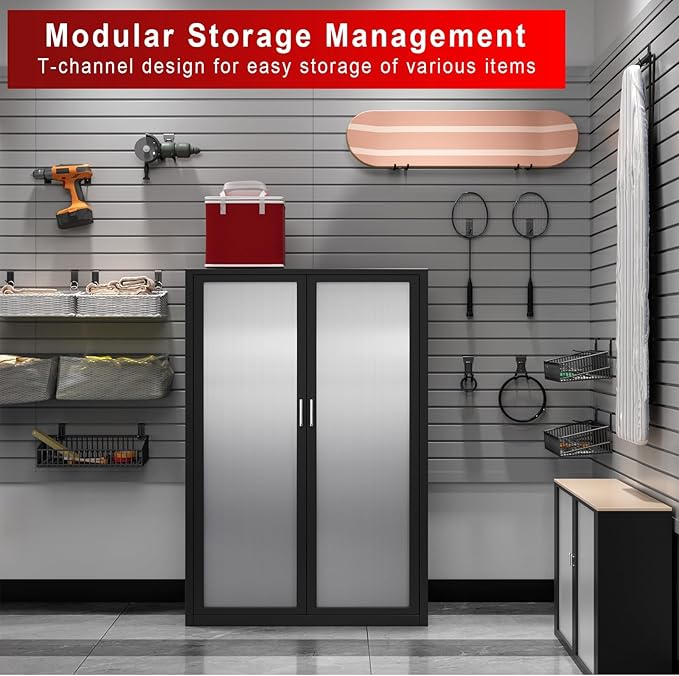 4 x 8 FT Slatwall Panel Garage Wall Organizer, Heavy Duty Slat Wall Paneling - Image 5