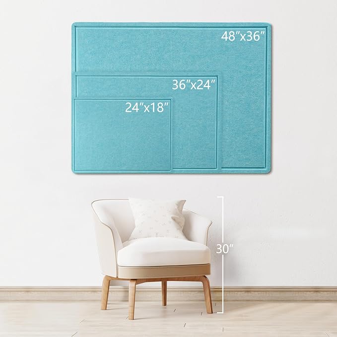Bulletin Board, 36 x 24 inches Felt Board - Image 7