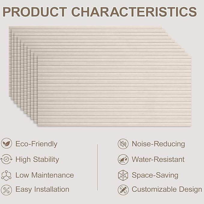 10Pack Large Acoustic Panels, Self-Adhesive Sound Dampening Wall Panels - Image 6