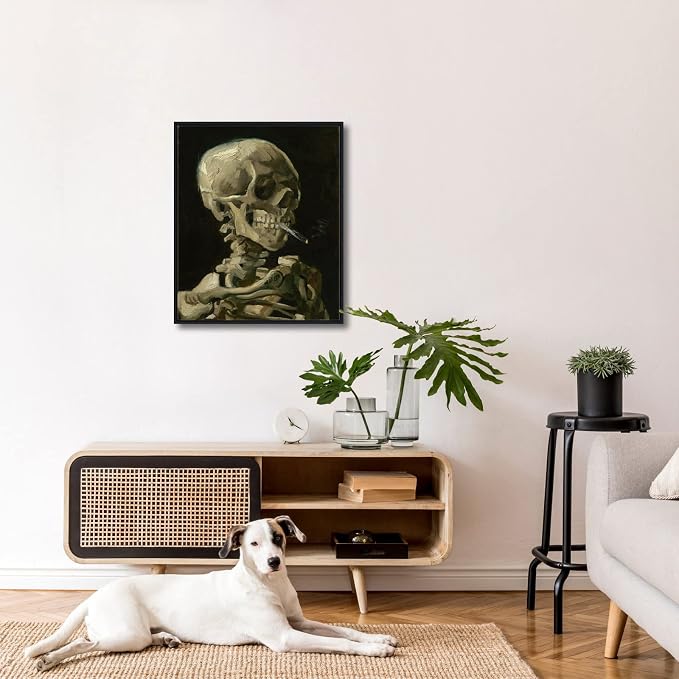 Wieco Art Framed Art Skull of a Skeleton - Image 6