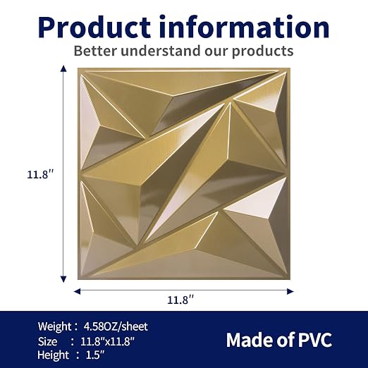 Art3dwallpanels 33 Pack 3D Wall Panel Diamond - Image 6