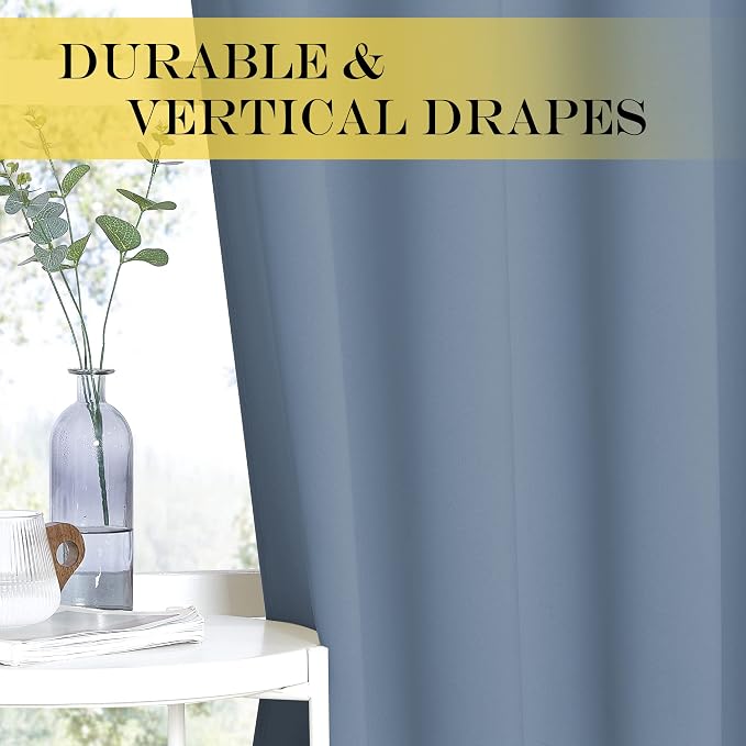 NICETOWN Room Darkening Short Curtain 54 inches Long - Image 4